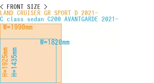 #LAND CRUISER GR SPORT D 2021- + C class sedan C200 AVANTGARDE 2021-